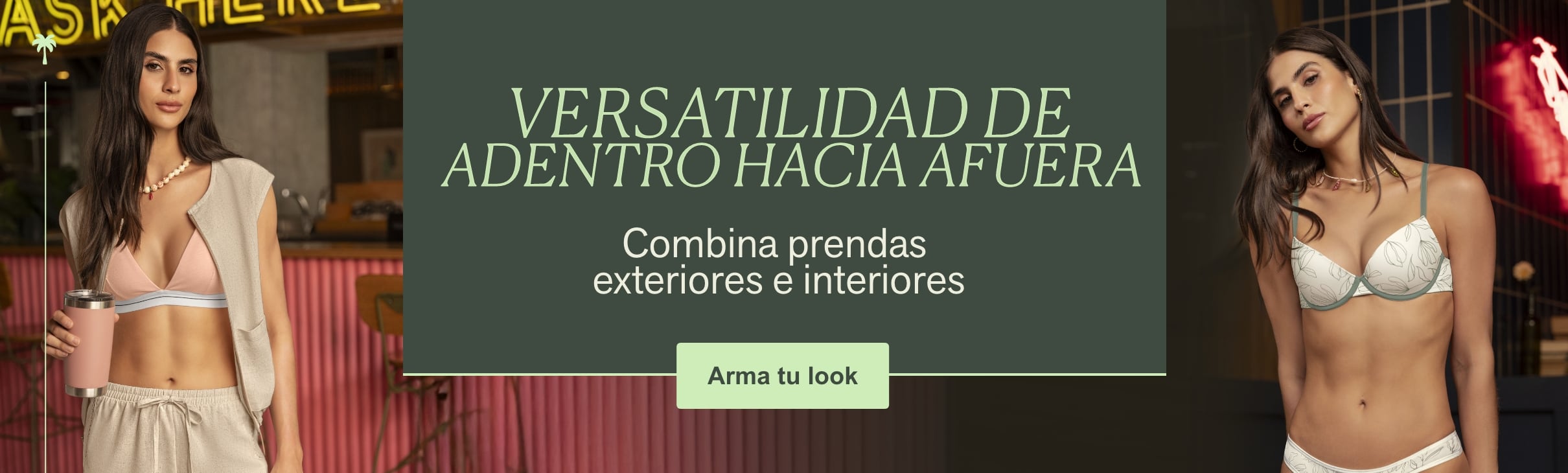 Versatilidad de adentro hacia afuera