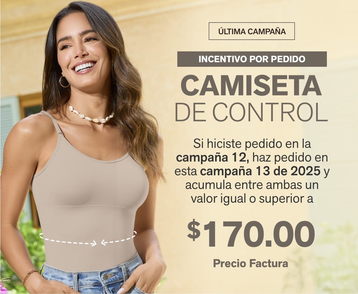 Camiseta de control