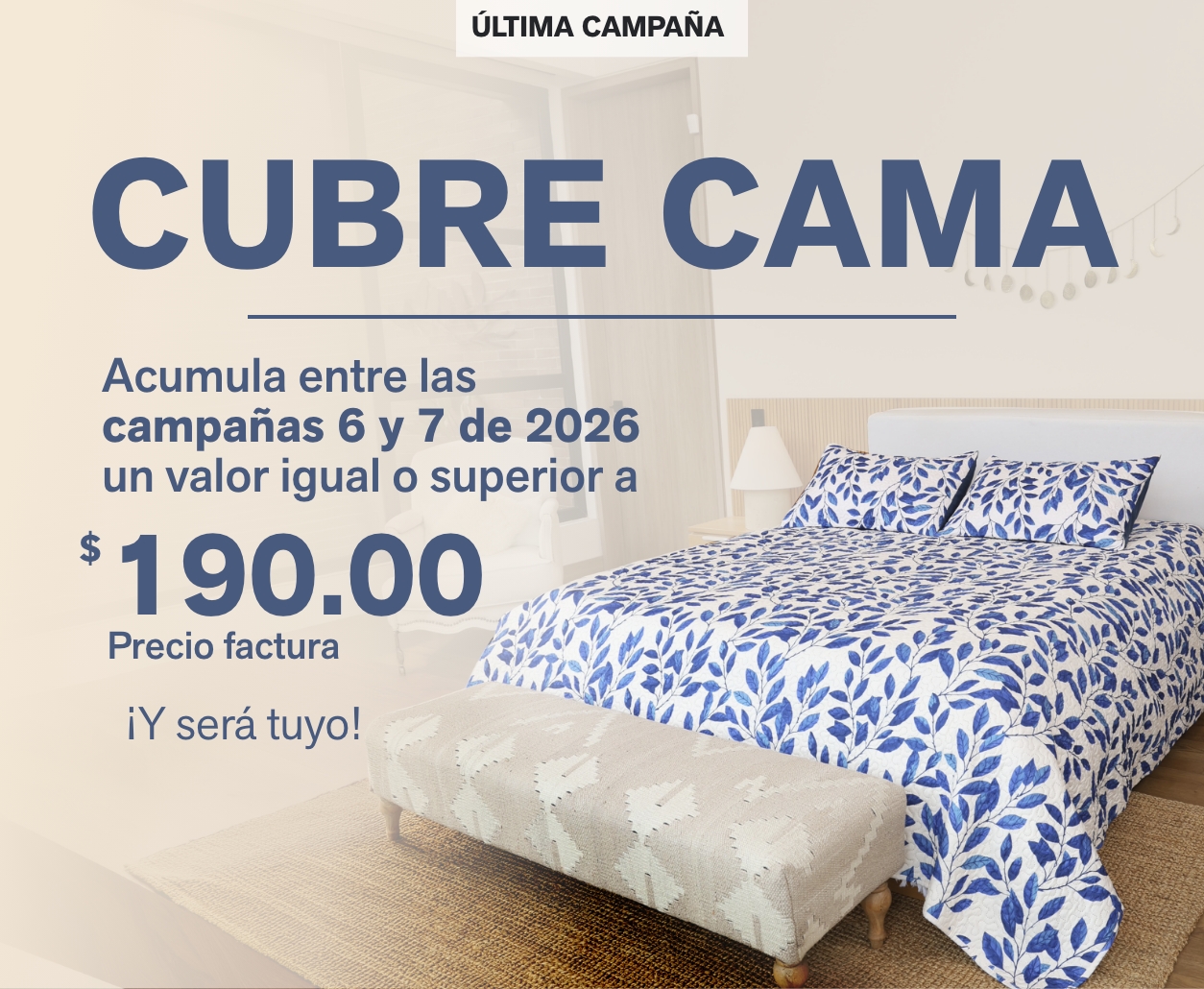 Cubre cama