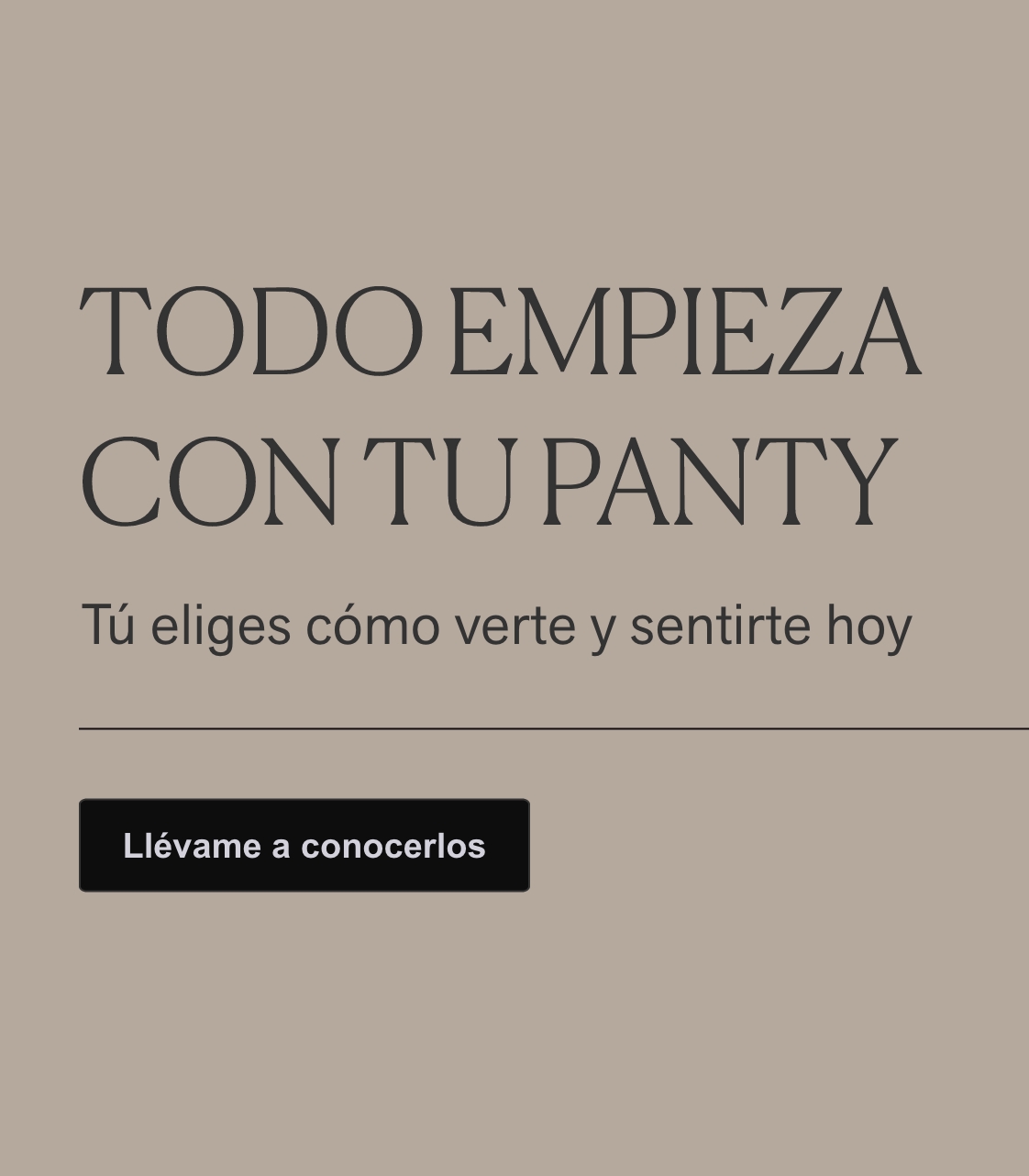 Especial pantys