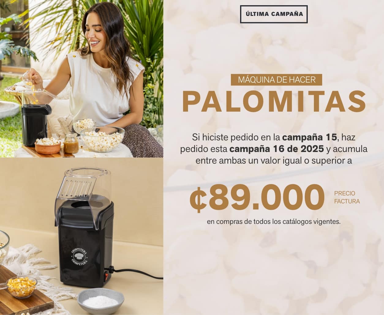 Máquina de hacer Palomitas