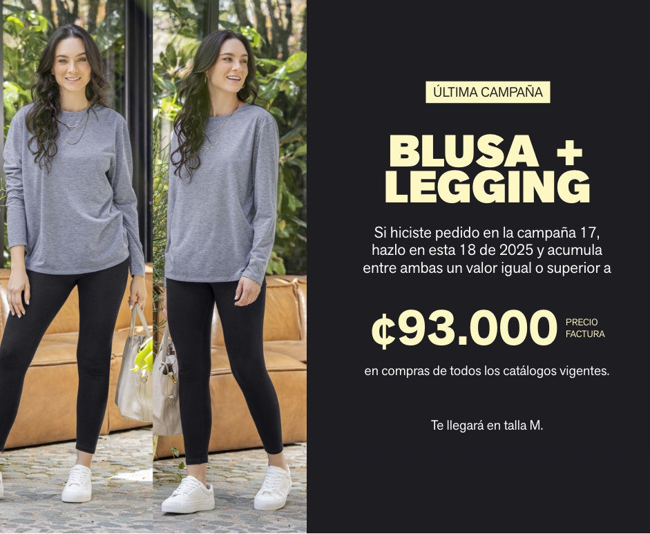Blusa + legging