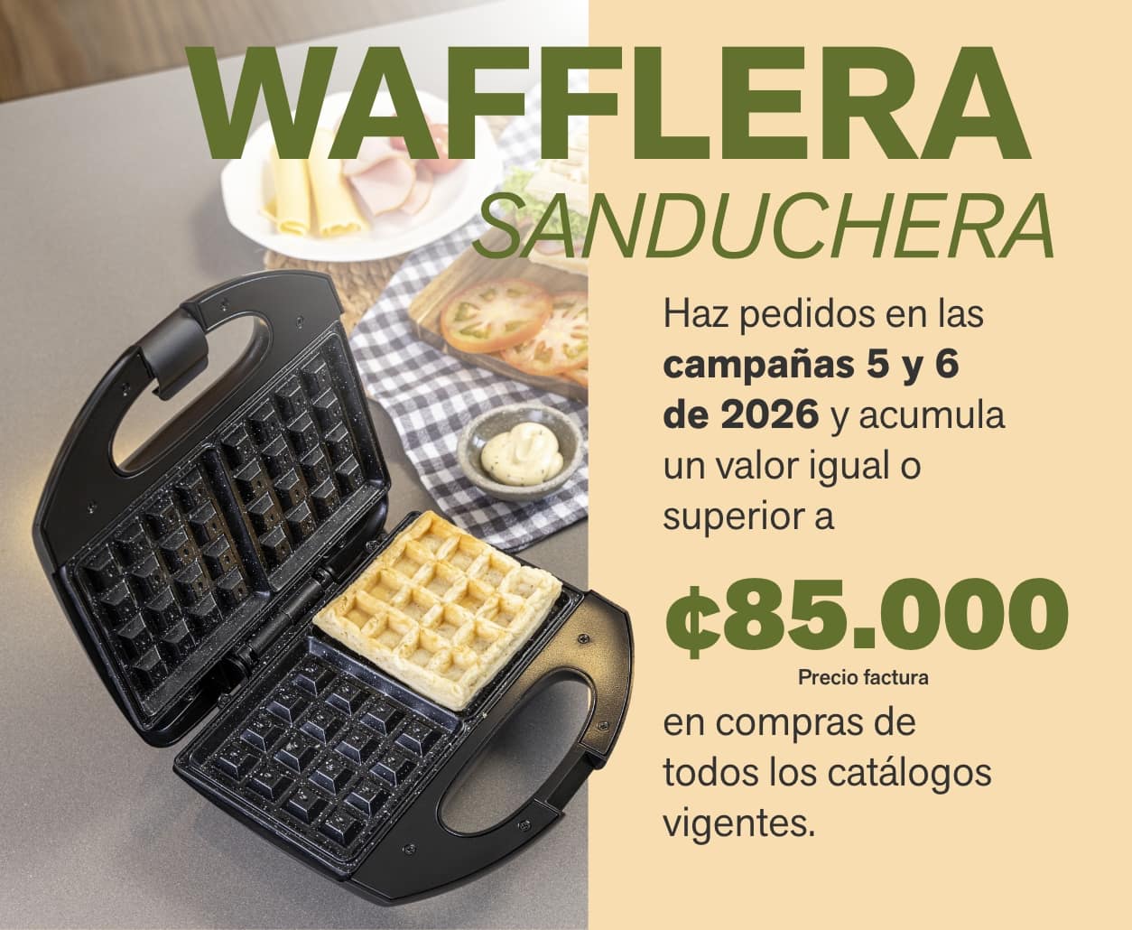 Wafflera Sanduchera