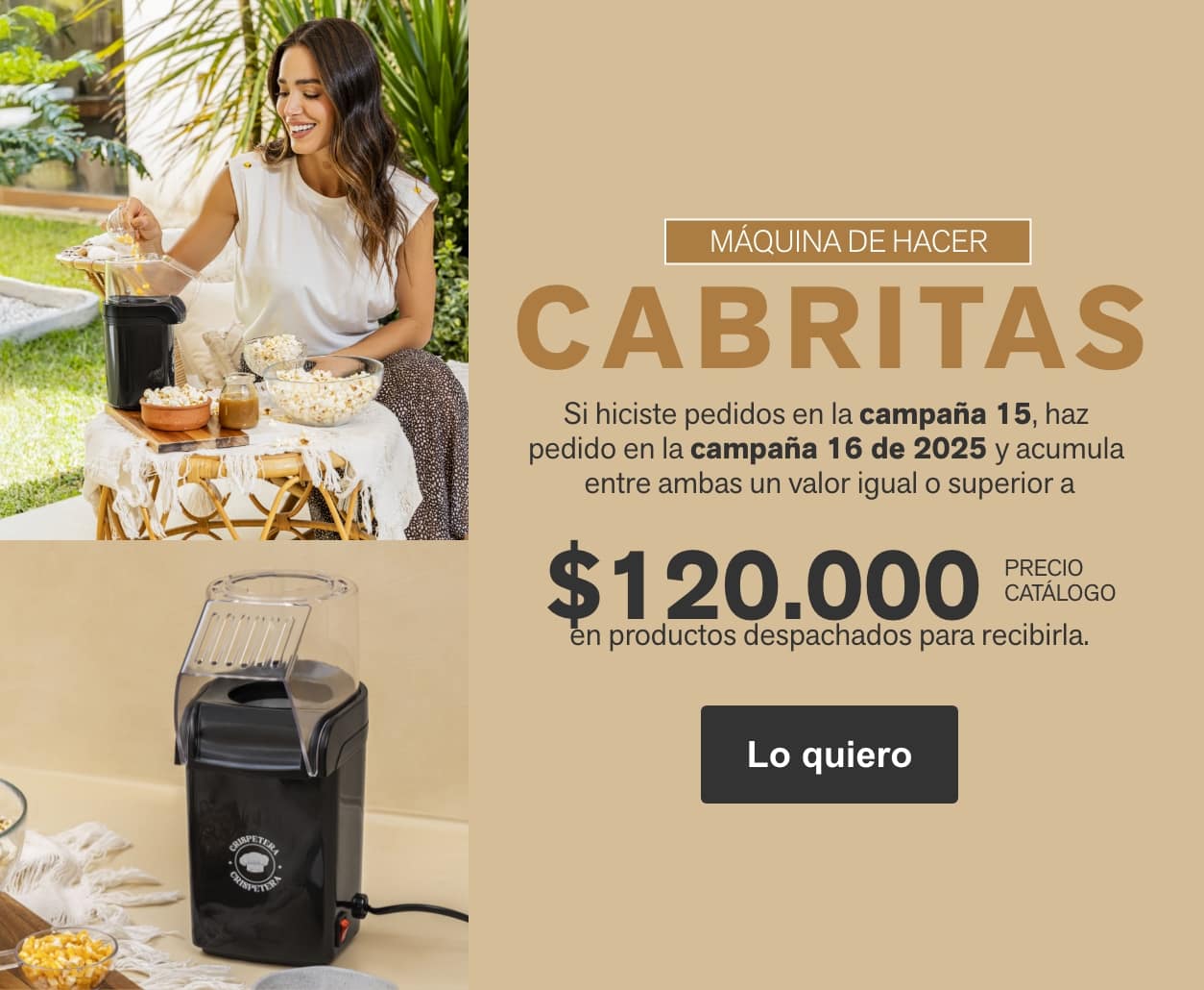 Maquina de hacer Cabritas