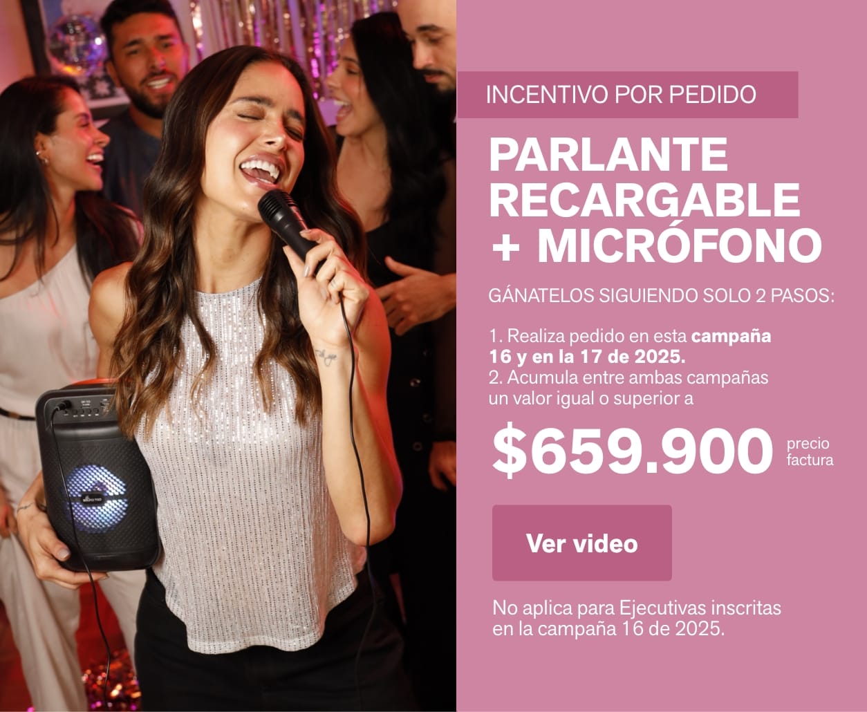 Parlante + micrófono